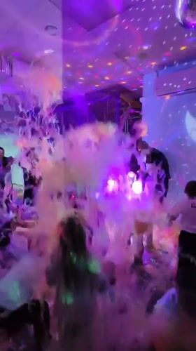 Children's foam party and face painting event in Domodedovo