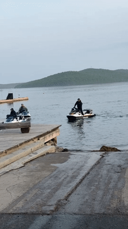 Weekend recreation activities captured across Russky Island waterfront