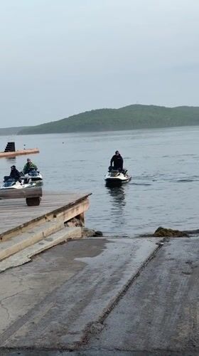 Weekend recreation activities captured across Russky Island waterfront