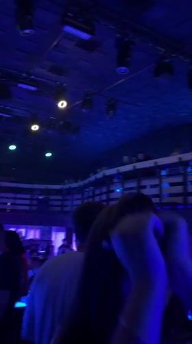 Late-night club scene captured in Kyustendil, Bulgaria