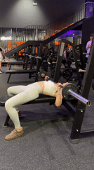 Strength training session at a gym in Murino, Russia