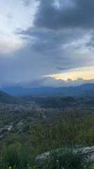 Observer documents rural landscapes during sunset hours May 2