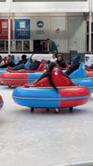 New Yorkers enjoy winter ice skating activities despite cold temperatures