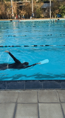 Morning swim session documented at Nha Trang pool complex