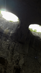 Tourist documents cave exploration, wildlife encounter in Bulgaria