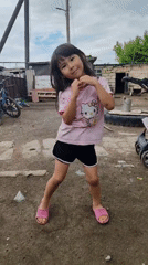 Casual afternoon moment in a rural Kazakhstani village