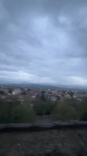 Person spotted walking on rooftop in Kazanlak, Bulgaria