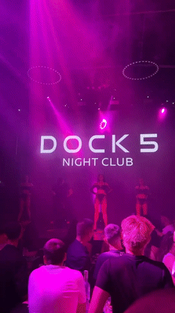 DJ Ico Petrov nightclub performance in Burgas with dancers