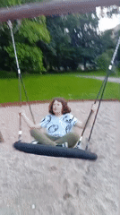 Afternoon at a Wrocław park playground with RC cars and swings