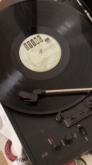 Barcelona vinyl enthusiast documents #MusicChallenge listening session