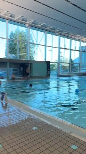 Late-night documentation of Coquitlam sports complex and surroundings