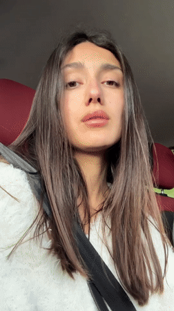 Woman passenger recorded in vehicle in Sutomore, Montenegro