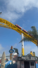 Evening crowd enjoys rides, attractions at Santa Monica Pier