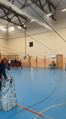 Children compete in rope race at Berezniki gymnasium