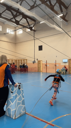 Children compete in rope race at Berezniki gymnasium
