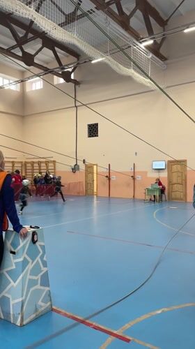 Children compete in rope race at Berezniki gymnasium