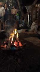 Evening campfires and live music in Bali villages