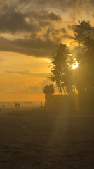 Sunset captured by witnesses on Sri Lankan beaches