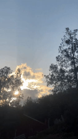 Witness documents Bin El Ouidane Dam and sunset in Morocco