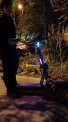 Man with scooter spotted near Moscow apartment building