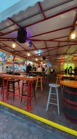 Evening leisure scenes documented across Varna's Golden Sands resort district