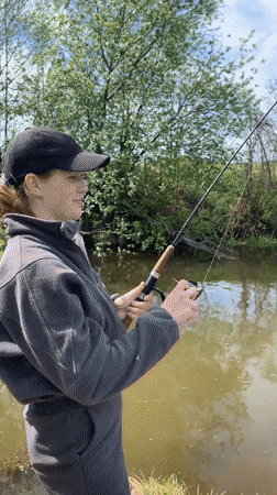 Morning fishing session recorded in Garevaya, Russia