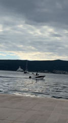 Ordinary afternoon at Tivat marina captured by witnesses