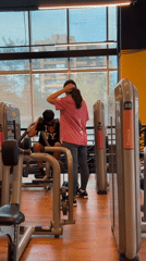Gym workout session recorded in Vitacura, Chile