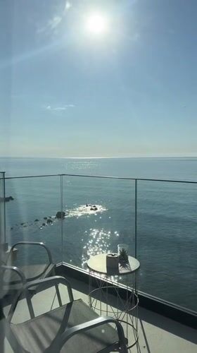 Balcony views over the Black Sea, Varna