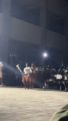 Traditional dance performance held in Maiduguri, Nigeria