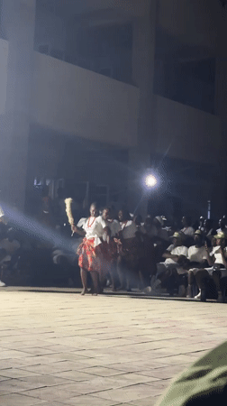 Traditional dance performance held in Maiduguri, Nigeria
