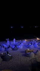 Evening beach lounge gathering in Baan Bo Phut, Thailand