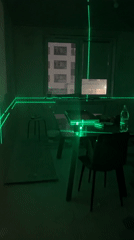 Construction work documented with laser levels in Verkhnyaya Pyshma