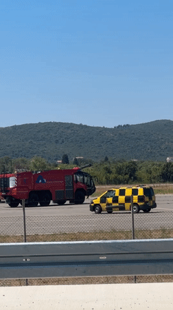 Busy summer morning on the tarmac at Tivat Airport