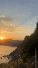 Sunset tourism moments captured across Budva, Montenegro coastline