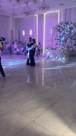 Wedding reception first dance, Ungheni, Moldova