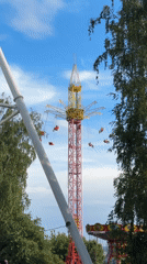 Visitors enjoy afternoon at Izhevsk amusement park rides and attractions