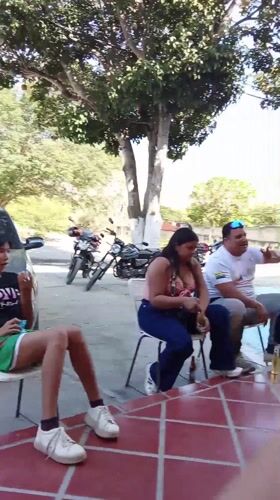 Community gathering at La Asuncion baseball field draws casual crowd