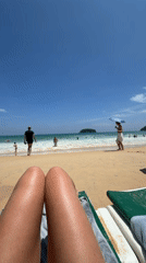 Lazy beach morning at Karon, Phuket
