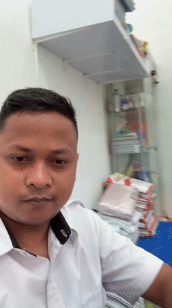 Office workers share meal during morning work session