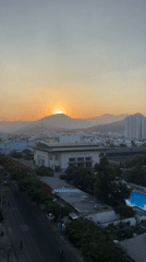 Drone captures sunset time-lapse over Nha Trang recreational facilities