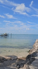 Calm evening scenes along the Key Largo waterfront