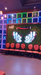 Restaurant interior moments captured at GO CHEF establishment