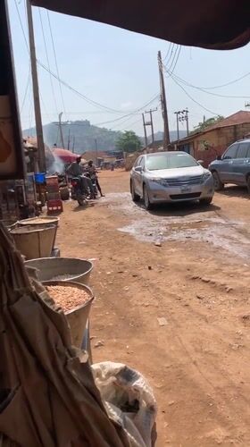 Rural street activity observed in Dutsen Alhaji, Nigeria