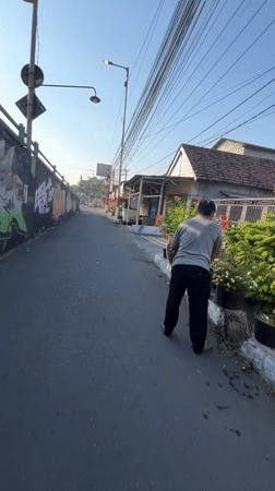 Everyday street life across three East Java neighborhoods
