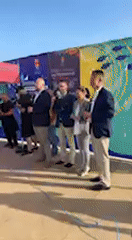 Traditional Tuna Butchering Demonstration Draws Crowds in Barbate, Spain