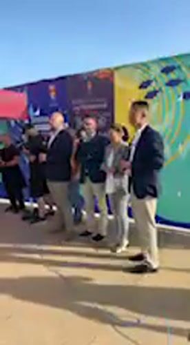 Traditional Tuna Butchering Demonstration Draws Crowds in Barbate, Spain