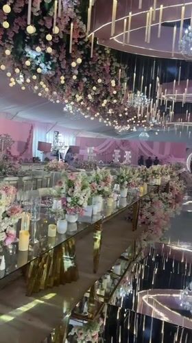 Lavish event venue dressed for a high-end celebration in Abuja
