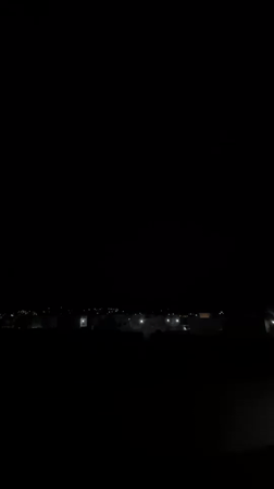 Nighttime view captured of Santa Clara Ocoyucan, Mexico