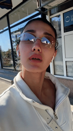 Woman filmed enjoying sunny afternoon in Bar, Montenegro